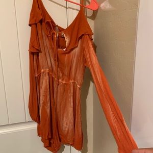 Orange romper